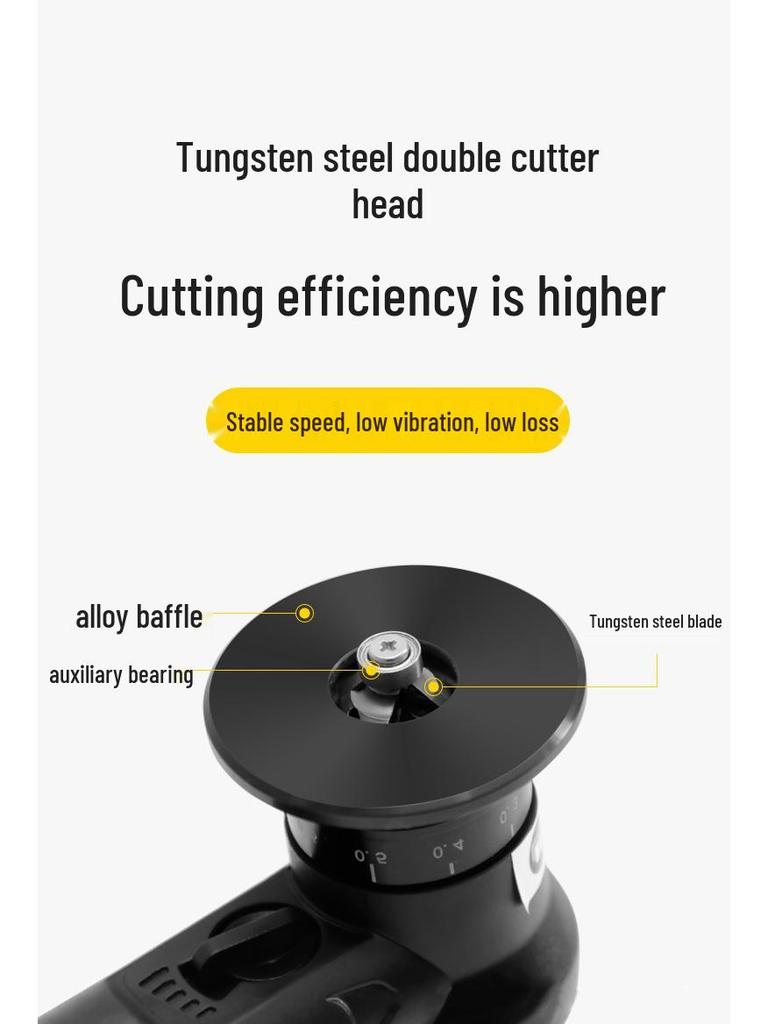 45° Handheld Mini Pneumatic Chamfering Tool for Metal and Woodworking Edge Polishing