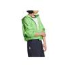 Adidas Logo Jacket Solid Color Short Sport Casual Hooded Jacket Women Jackets Acid-Green JI6883