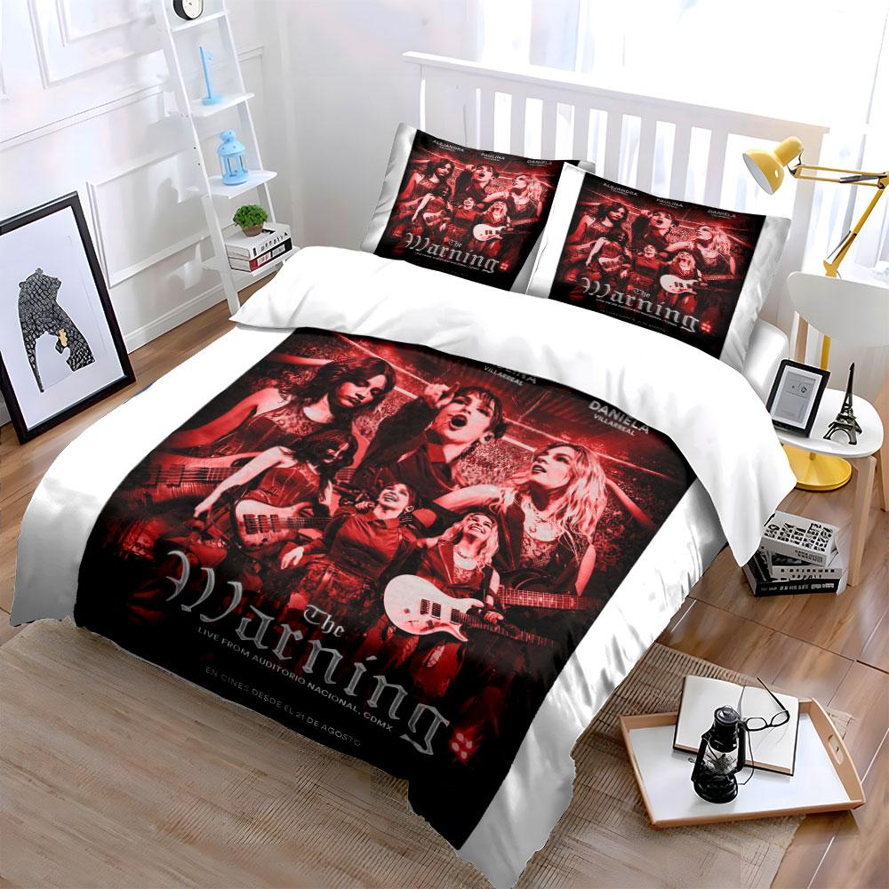 The Warning Band Bedding Set Bedding Duvet Cover Set Duvet Cover Pillowcases (1*Duvet Cover 2*Pillowcases, without duvet insert)