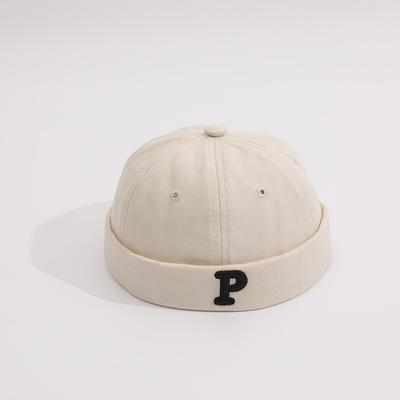 Children's Landlord Hat, Boys' Baby Girls' Fashion Hat, P-letter Hat