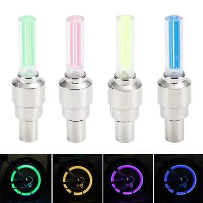 Bisiklet Işıkları Hareket Sensörü LED Motosiklet Tekerlek Işığı Dekoratif Su Geçirmez LED Lastik Işığı Bisiklet Lastiği Valf Kapakları Tekerlek Jant Telleri