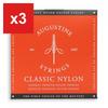 Augustine Red Set Classical Guitar Strings, Medium Tension