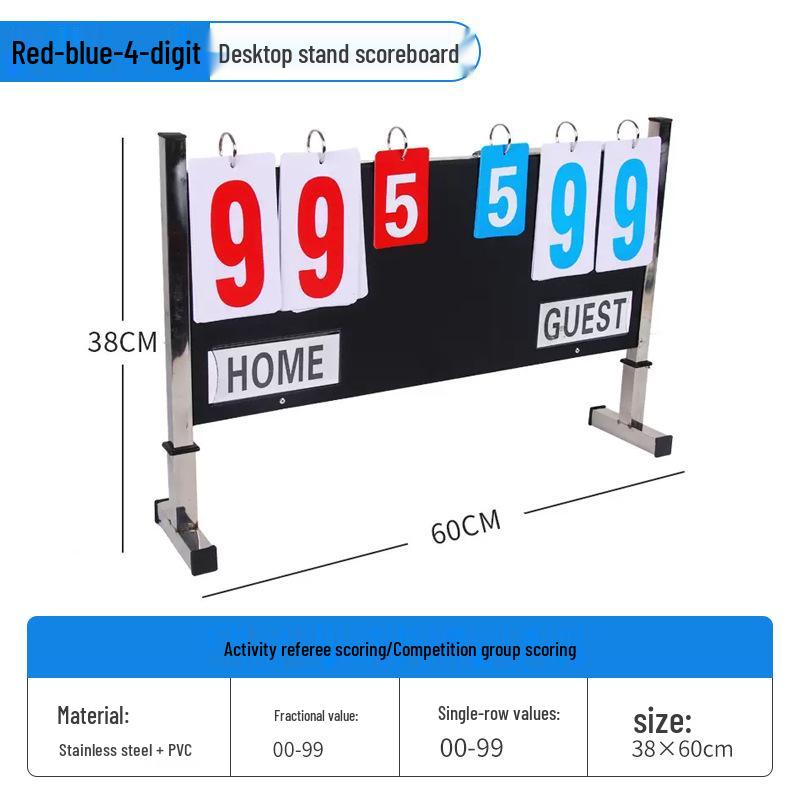 Vändbar poängtavla för basket & bordtennis