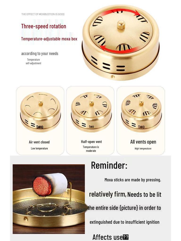 Foot Sole Moxibustion Kit: Portable Moxibustion Box with Hot Compress Bag for Foot Therapy and Cupping Fumigation.