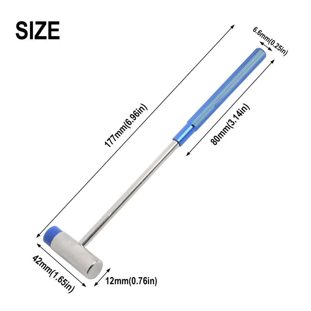 1Pcs Professional Mini Hammer Repair Tool DIY Metal Rubber Hammer Double Head For Repair Maintenance Jewelry Watch Tools
