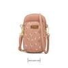Borsa a tracolla coreana da donna con motivo floreale, doppia zip e grande capacità - Trendy per studenti