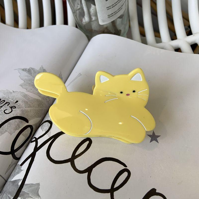 1 Stück Neue faule Katze Kratzspange süße Temperament Haarspange süße Haiklammer Haarschmuck