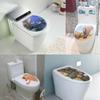 Waterproof Removable Home WC Cover Decals Closestool  Decor Toilet  Sticker Toilet Seat Sticker