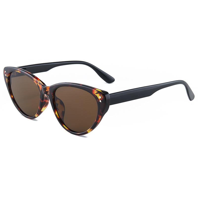 Retro Personalized Women'S Sunglasses Uv Protection Trend Cat Eye Glasses Fashion Versatile Sunglasses Men