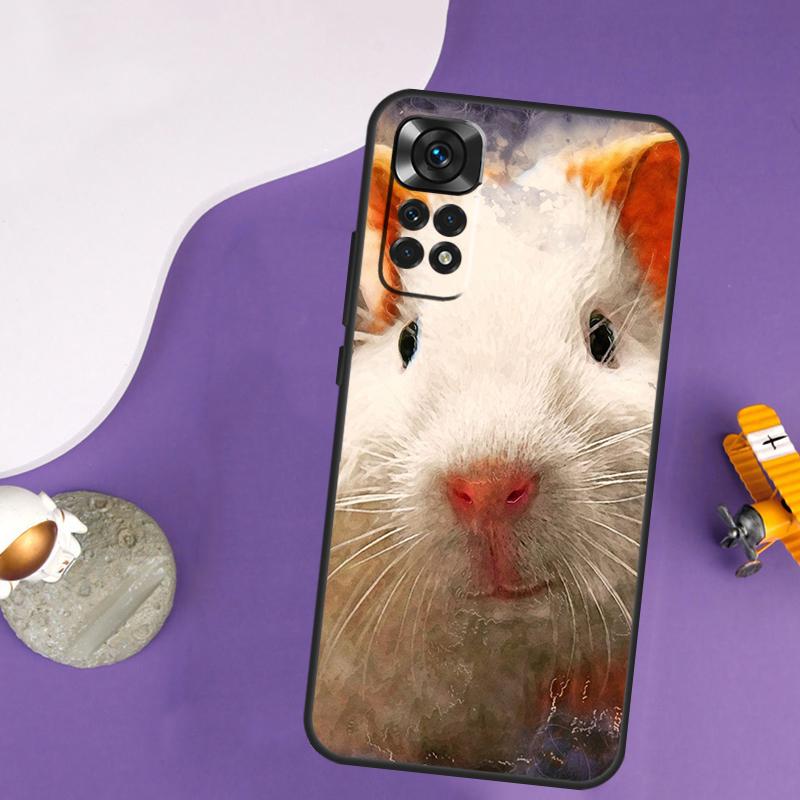 Funny Guinea Pig Case For Xiaomi Redmi Note 14 13 Pro 12 9 10 11 Pro 10S 11S 12S Redmi 14C 13C 10C 12C Cover