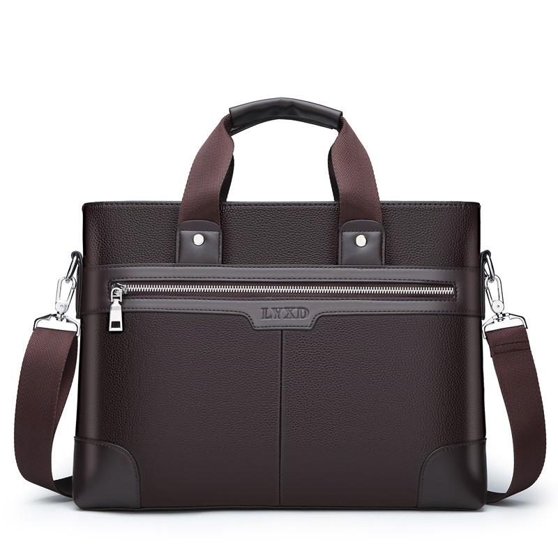 2023 Men's Business Briefcase: European & American Style Shoulder Messenger Bag
