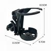 Motorcycle Electric Vehicle Folding Cup Holder With Sturdy Build And Anti Slip Design Perfect For Daily Riding Road Trips