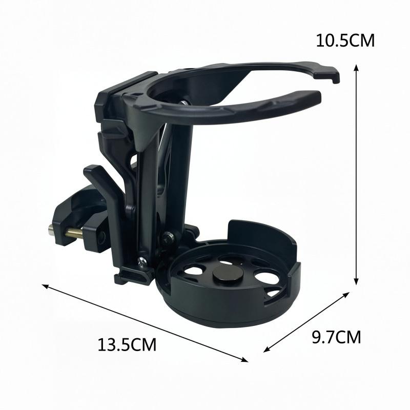 Motorcycle Electric Vehicle Folding Cup Holder With Sturdy Build And Anti Slip Design Perfect For Daily Riding Road Trips