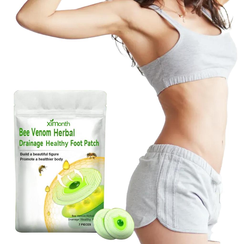 XIMONTH Bee Venom Shaping Patches (7pcs) - Relieves Swelling and Firms the Abdomen, Arms, and Thighs, Slimming and Shaping Body.