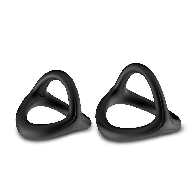 Silicone Y-Shaped Cock Ring Adult Sex Toy Soft Rubber Ring for Couples