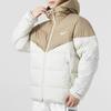 Giacca Invernale Spessa con Cappuccio Patchwork in Cotone Unisex da Uomo 2025