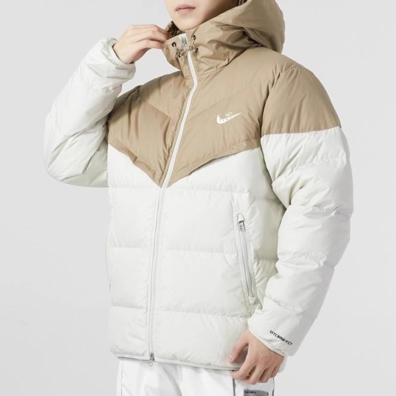 Giacca Invernale Spessa con Cappuccio Patchwork in Cotone Unisex da Uomo 2025