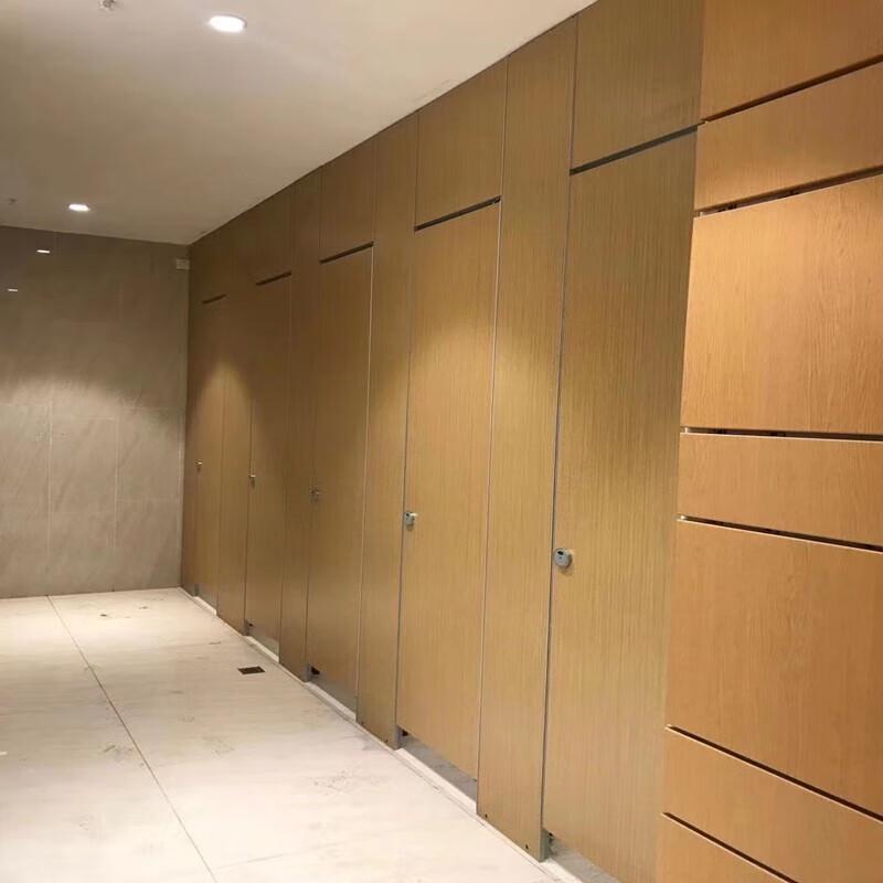 Waterproof PVC Bathroom Partition with Stainless Steel Accessories