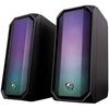 PC Gaming hangszórók 2.0 - CoolBox - R205 - 6 W RMS - RGB - Bluetooth 5.0