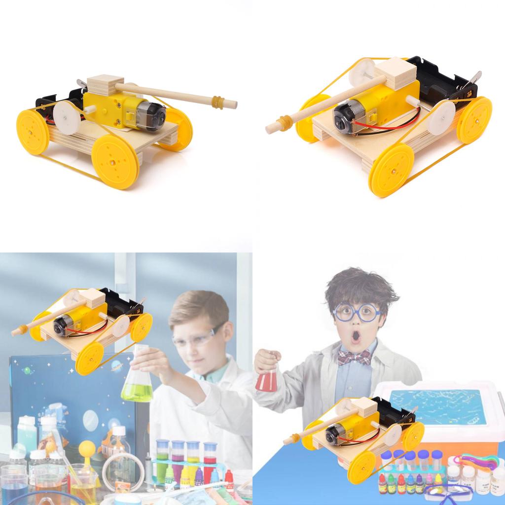 Mini Diy Electric Tank For Kids Stem Educational Science Experiment