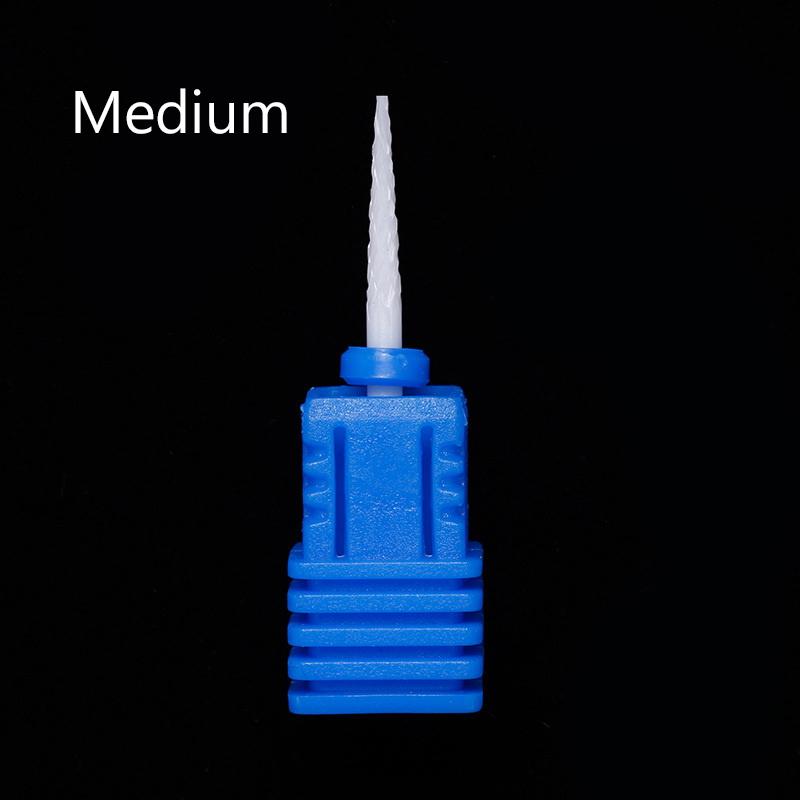 

Керамическая фреза для маникюра, шлифовка ногтей, фрезы, пилки, фрезы, маникюрные педикюрные аксессуары, инструменты для снятия геля Medium