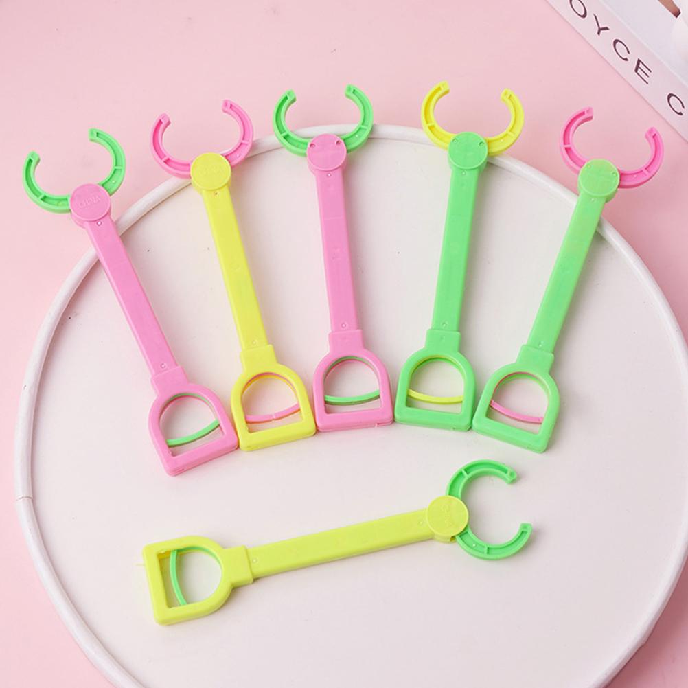 

20 шт. Роботизированная рука-захват Механический зажим Игрушки Детский пластиковый мини-зажим для захвата мелких предметов Маленький машинный коготь 12X3.5X0.5CM