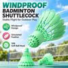 3Pcs Windproof Training Shuttlecock TPR Soft Ball Head Badminton Ball  Badminton Training