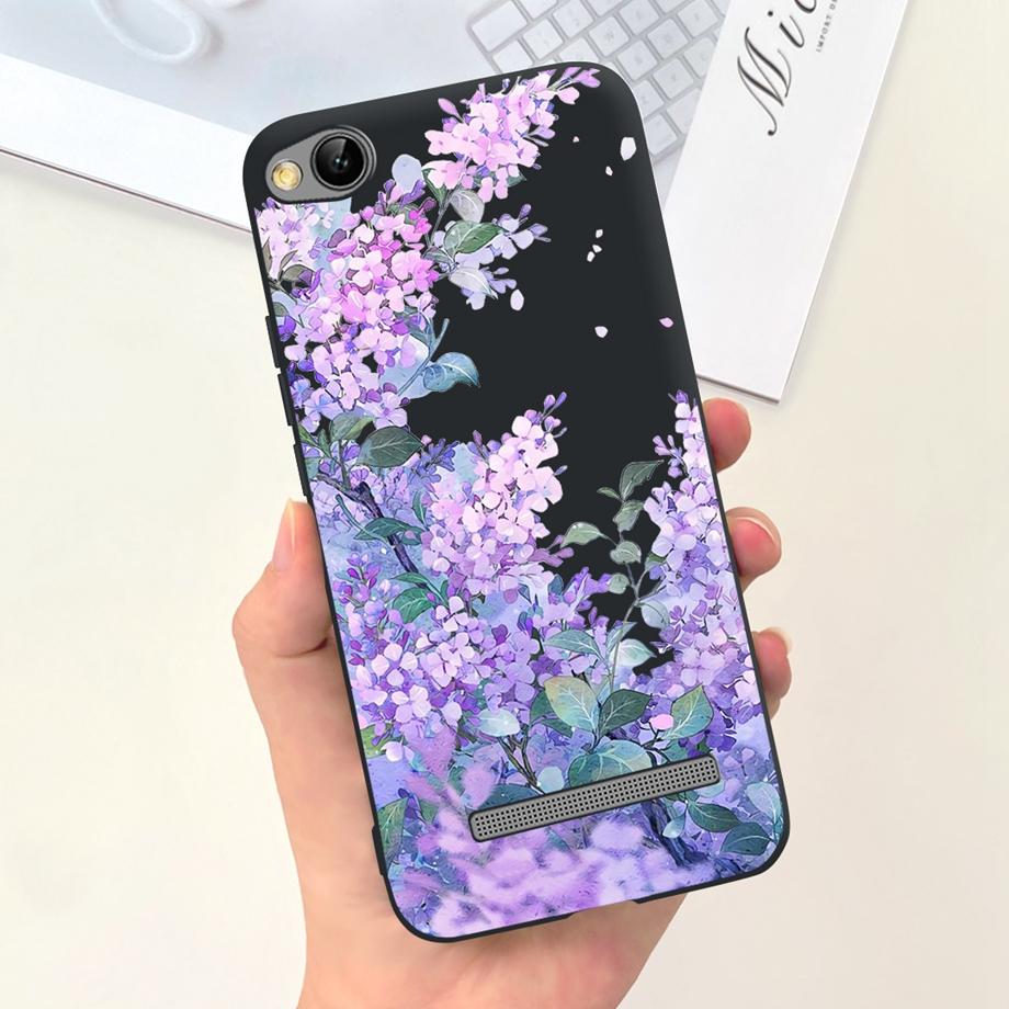 Flower Cover For Xiaomi Redmi 4A 4x Beautiful Moon Night Black Cat Phone Case For Redmi 4x Redmi4a Protection Coque Funda Capas
