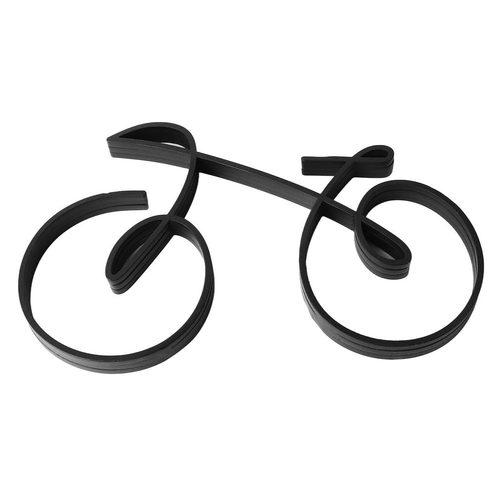 Fahrrad Kunst Skulptur Eisen Minimalistischer Drahtrahmen Stil Elegante Fahrradskulptur für Radfahren