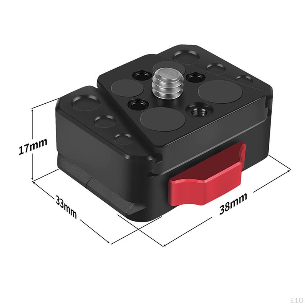 Quick Release Clamp Plate Camera Mount Adapter Heavy Duty Equipment Replacement