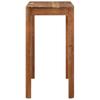 Solid Acacia Wood Bar Table with Honey Colored Finish 110 x 55 x 106 cm