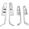 2016-2020 Compatible with Hyundai Elantra Silver Window Lift Switch Button Panel Cover Trim Interior Door Armrest Decoration
