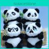 Sweet And Lovable Plush Panda Keychain Hug-worthy Soft Short Plush Toy