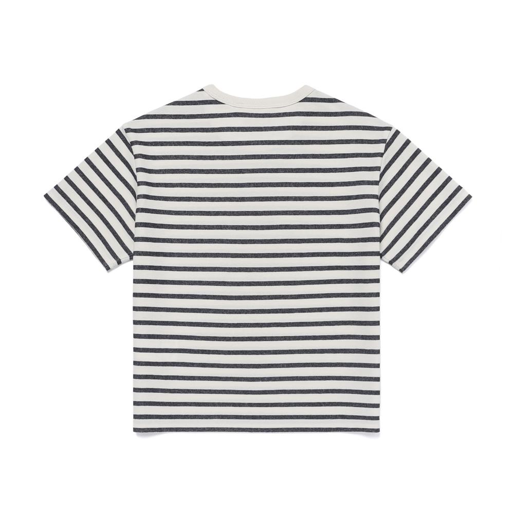 SNOWPEAK Kids Sorona Stripe Short-Sleeve T-Shirt Navy (S26MKFTS84)