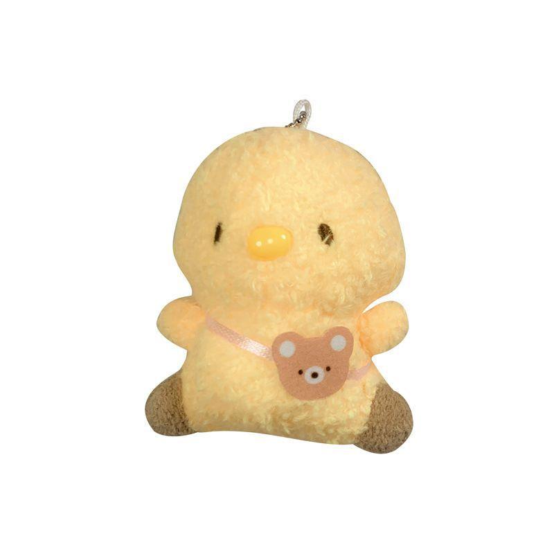 Cute Cartoon Plush Chick Penguin Doll Grab Machine Doll Children's Schoolbag Keychain Doll Pendant Gift