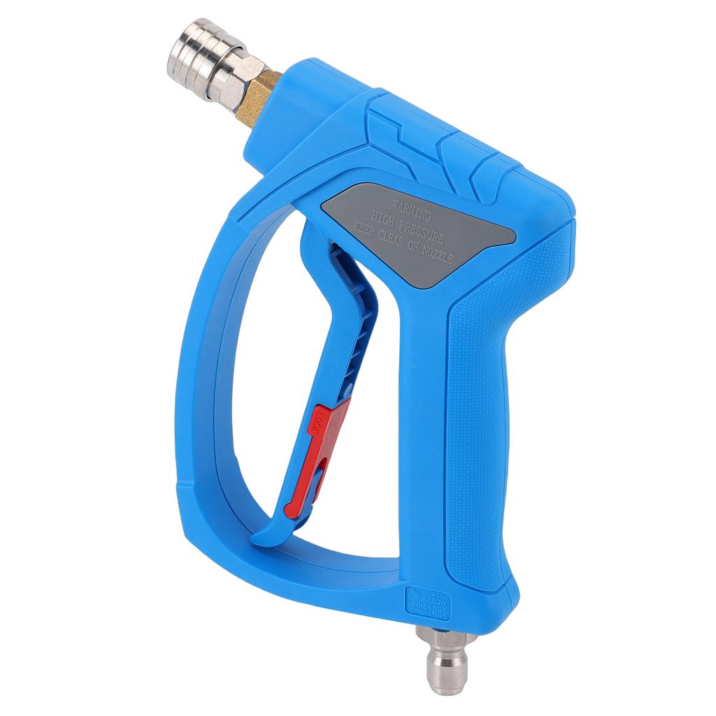 Short Pressure Washer   4080 PSI High Pressure Spray   With 1Celsius4 Inch Quick Connector M22-14mm Thread 2 Adapters 1 Nozzle
