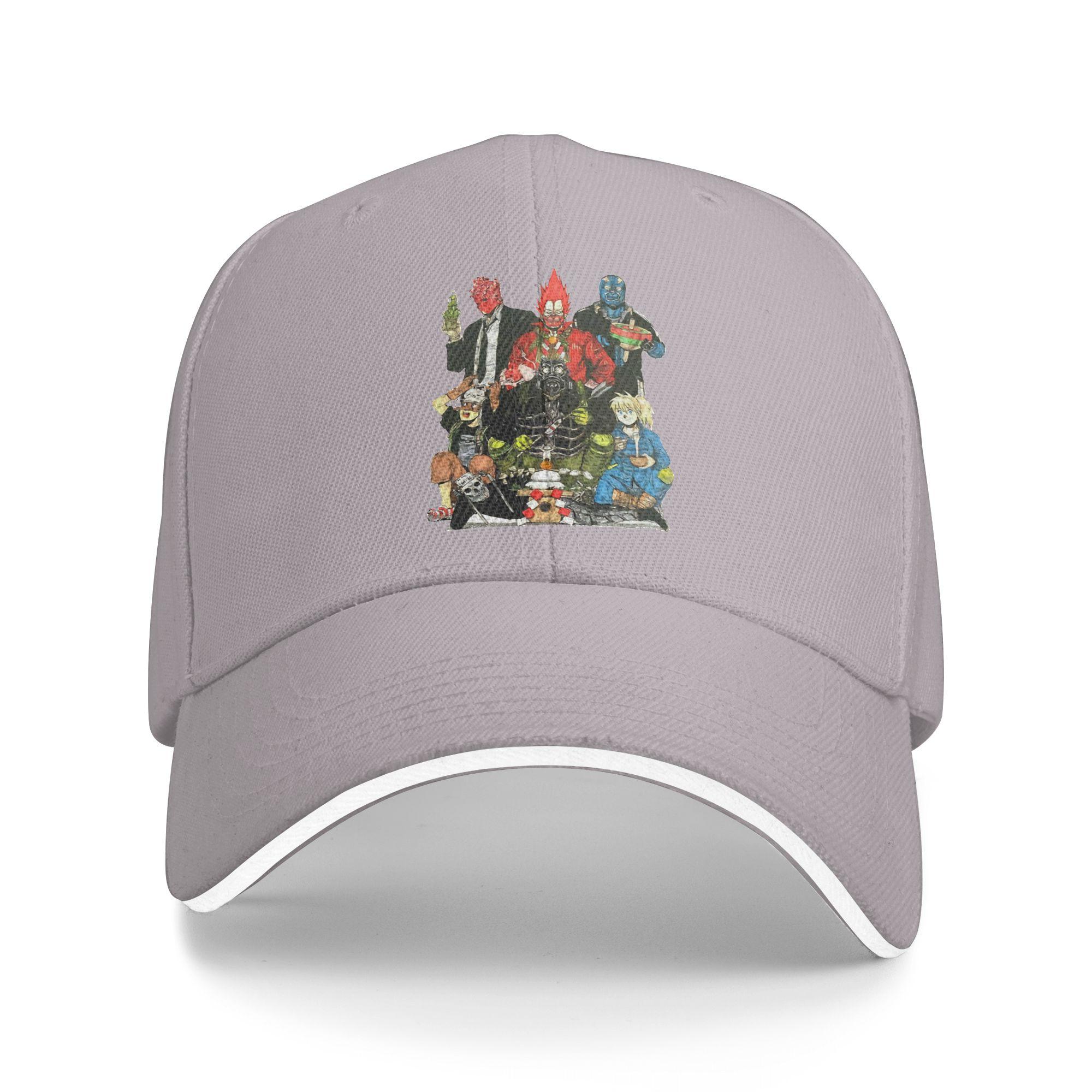 

Dorohedoro Funny Anime Baseball Cap Outdoor Sports Wholesale Trucker Hat Unisex Men y2k Funny Print Baseball Caps One Size серый