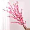 106cm Artificial Peach Blossom Branch Plum Cherry Blossom Silk Flower for Home Room Garden Decoration Wedding Party DIY Vase