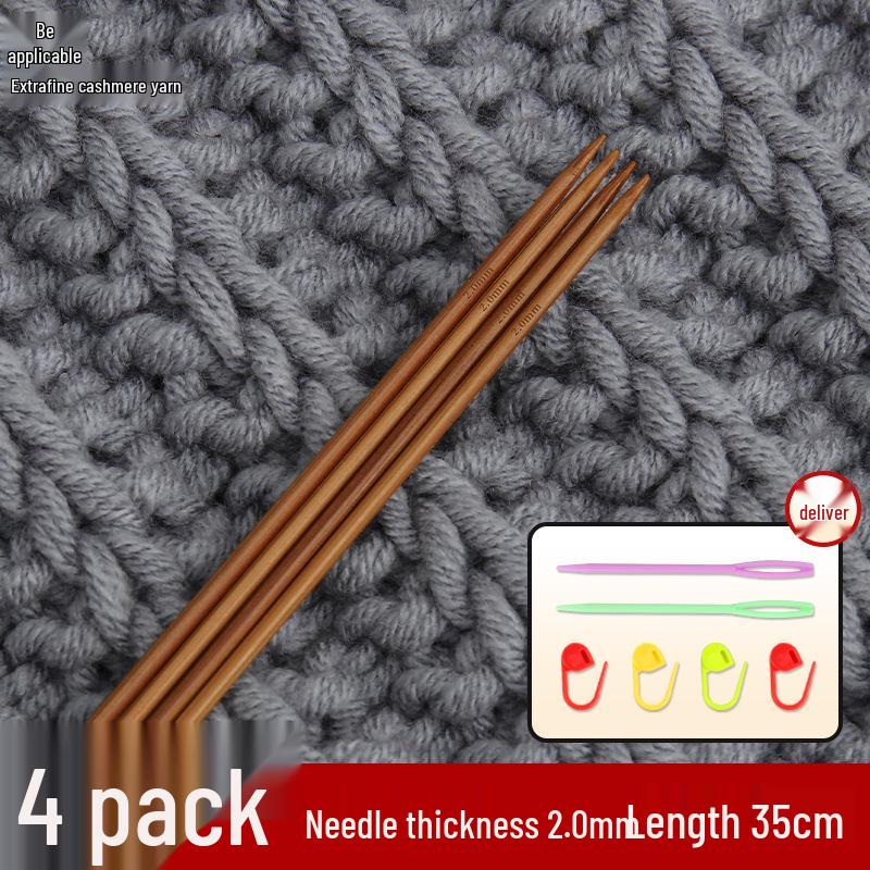 

Набор карбонизированных бамбуковых спиц: Прямые, Круговые и Крючки для Вязания Свитеров и Шарфов