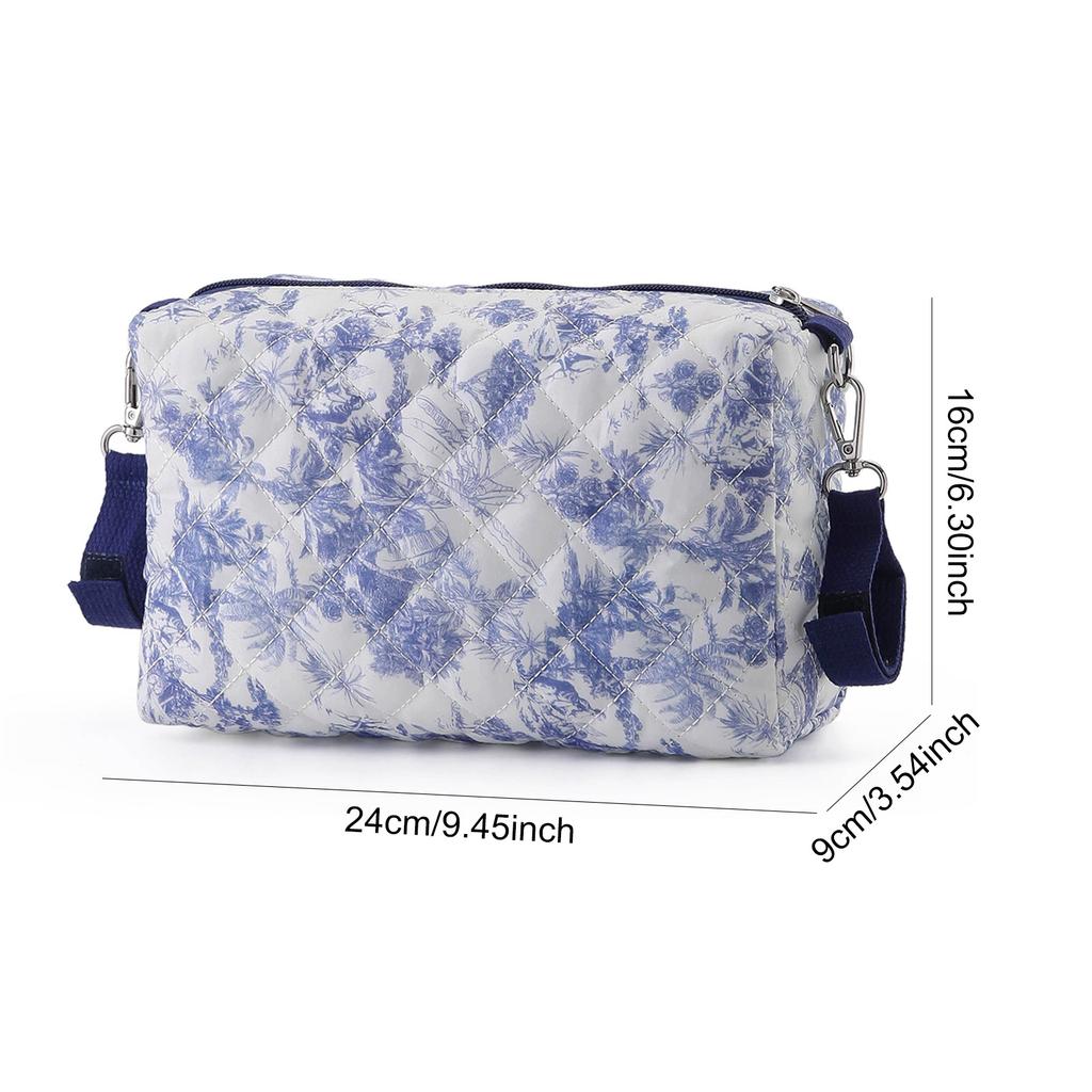 Floral Outdoor Diaper Bag Multifunctional Reusable Portable Stroller Organizer Bags with Stroller Hooks for All Strollers