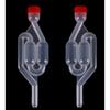 Transparent Plastic Covered One-way Brewing Valve Red Wine, Wine, Beer Fermentation Exhaust Valve Home Winemaking Airlock