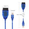 USB OBD 2 Cable Support for VCDS Software 1.4m Length USB ODBII Car Diagnosis Cable