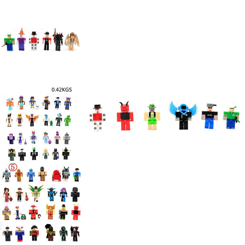 Buntes 24-teiliges Set von Roblox-Spiele-Actionfiguren, ideal für Sammler und Kinder