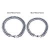 Steel Silver Color Hand Chain Accessories Heavy Chain Bracelets Punk Jewelry Men's Bracelets