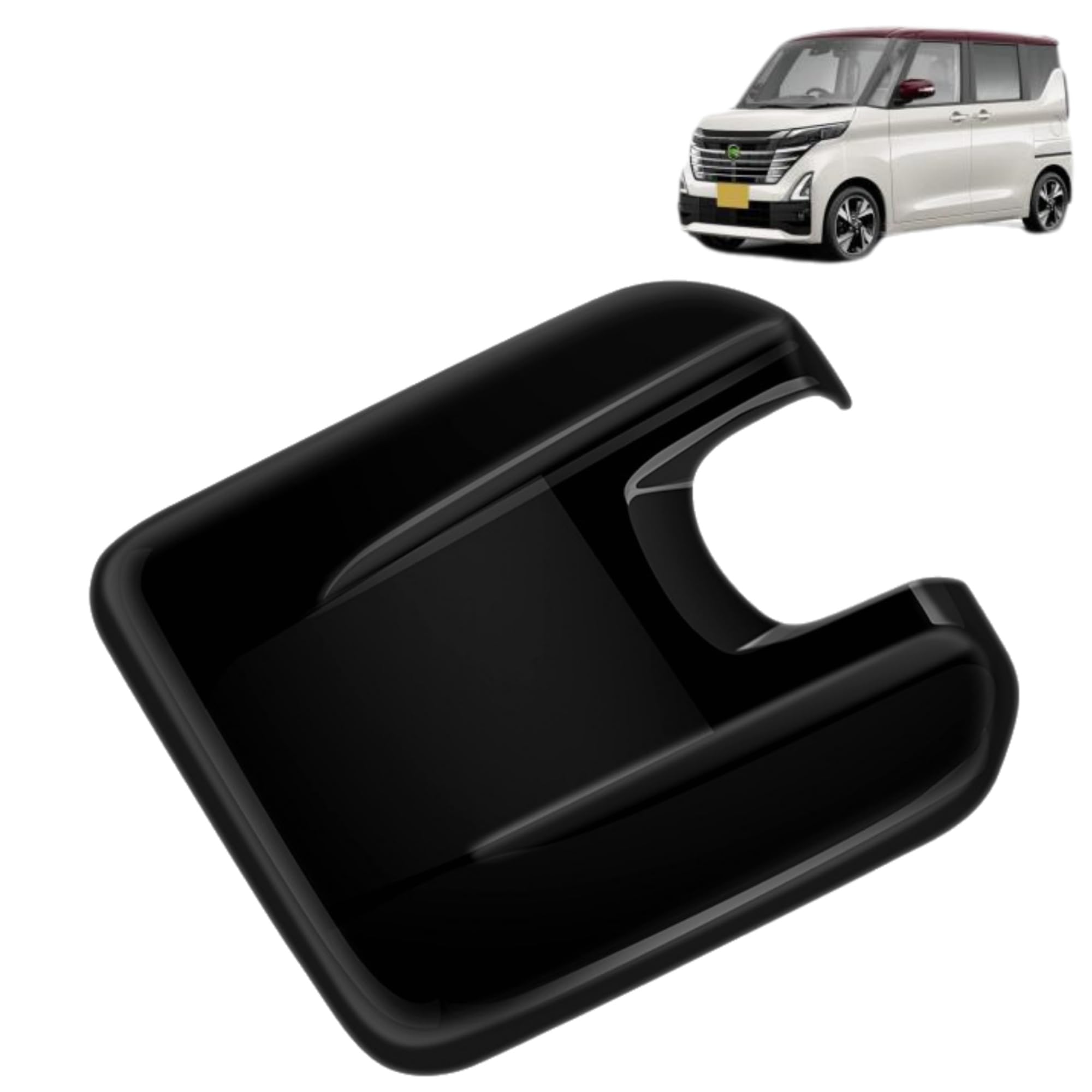 

DodoxDIY Custom Accessory Parts for New Roox 40 Roof Mirror Side Panel Cover Piano Black Series, Garnish,