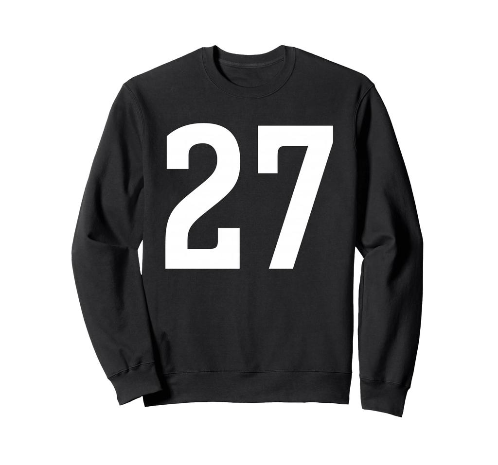 Number Twenty Seven #27 Sports Team Uniform Sweatshirt