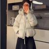 Cloud Puff Short Down Jacket Women's New Winter Thickened Warm Hooded Explosive White Duck Down High Quality Jacket