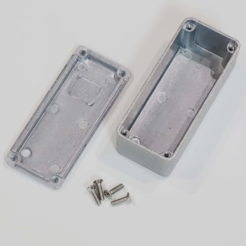 HAMMOND 1590A Typ Effektpedalgehäuse, Aluminiumgehäuse, Gehäuse für DIY-Effektpedale, 1 x 90A