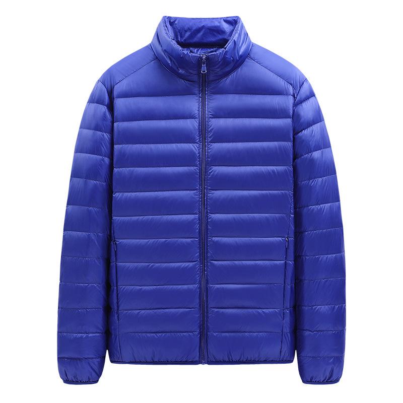 Leichte Herren-Daunenweste - Herbst/Winter Kollektion 2024, Trendiger Koreanischer Lässiger Stil, Weiße Entendaunenjacke