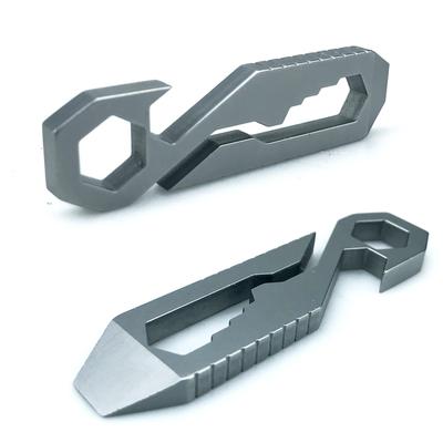 8-in-1 Multifunktions-Edelstahl-Schlüssel Tragbares EDC-Gadget Flaschenöffner Schraubendreher Sechskantschlüssel 5/6/7/8mm